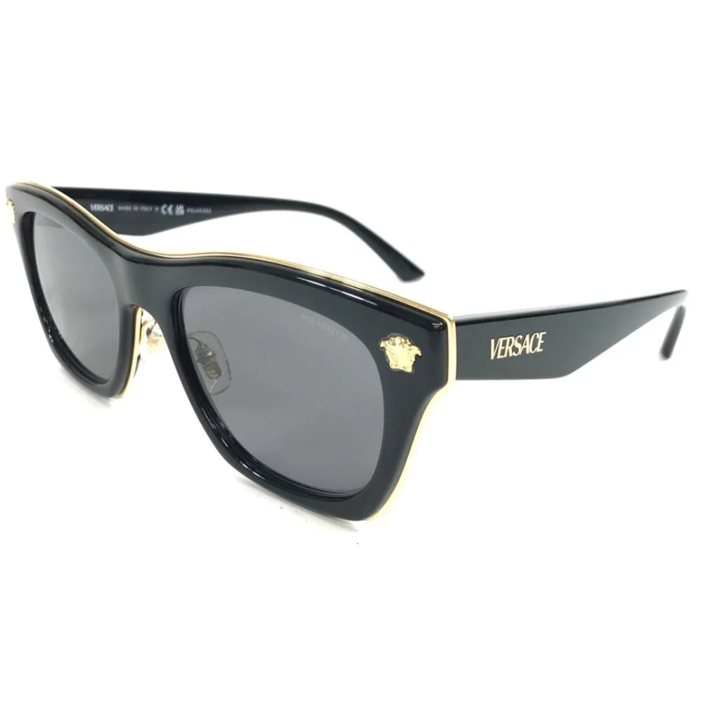 Versace Black and Gold Medusa Essence Sunglasses (Unisex) - Picture 2 of 13